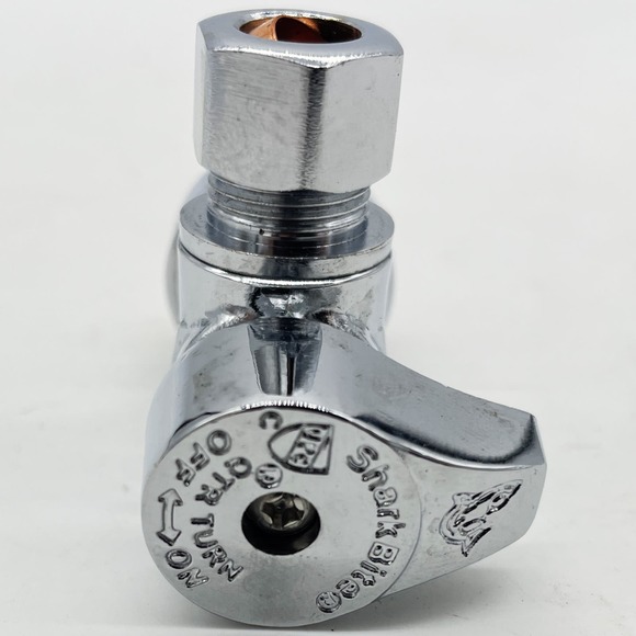 Shark Bite Shut Off Valve Quarter Turn 1/2x3/8" New Compression Water Connector - Picture 2 of 6